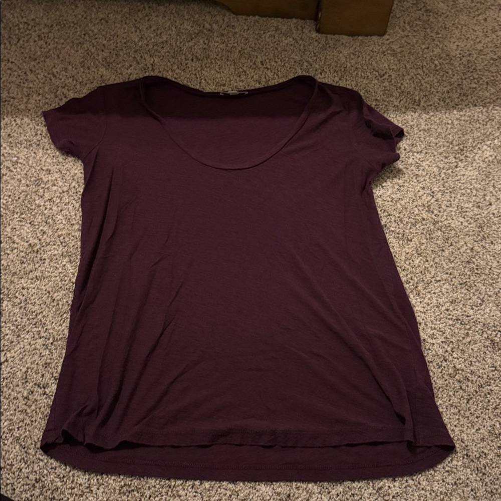 James Perse Deep Purple Top NWOT